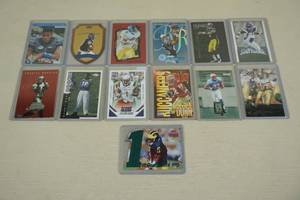 lot 128 image: Football Rookie Cards - Moss, Diggs, Adrian
