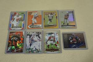 lot 131 image: Numbered Football Cards - James, Leaf, Garrett