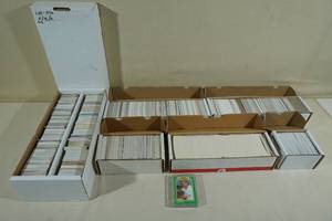 lot 178 image: Boxes of Mixed Sports Cards - All 4 Major Sports