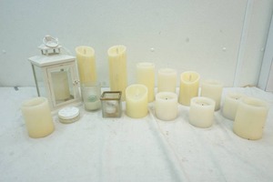 flameless candles, lantern