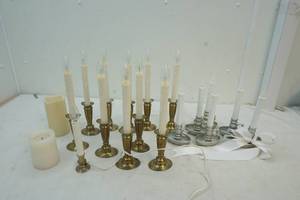 flameless candles ,candle holders
