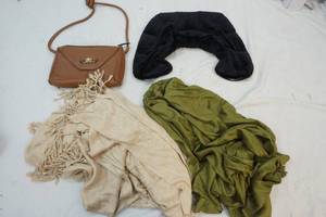 purse, shawls, microwavable aromatherapy shoulder pad