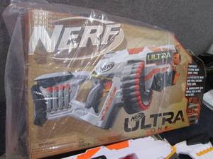 lot 21 image: Nerf Ultra One Motorized Blaster op...