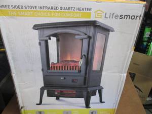 lot 22 image: LifeSmart 17 3-Sided Electric Stov...