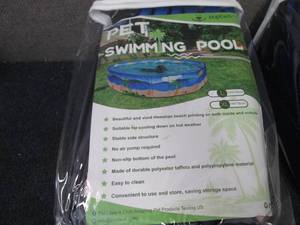 lot 45 image: Pupteck Hawaiian Pet Swimming Pool ...