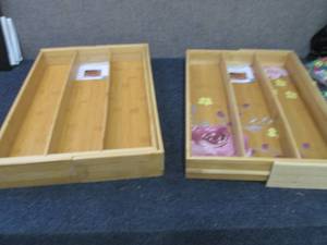 lot 97 image: 2 Expandable Trays - one damaged...