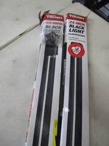 lot 101 image: 2- Hypertough 24 inch Black Lights...