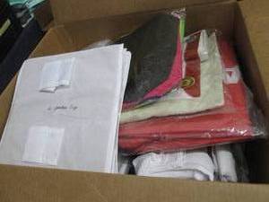 lot 122 image: Box of Assorted Storage Bins, Stora...
