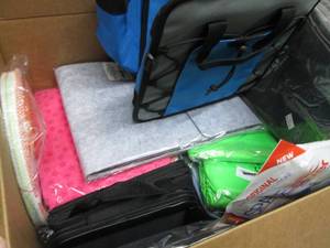 lot 142 image: Box of Assorted Storage Items...