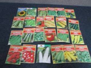 lot 144 image: 24 pks Assorted Ferry Morse Vegetab...
