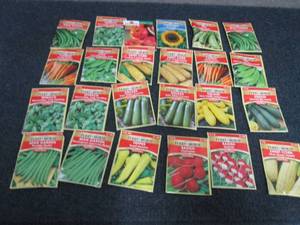 lot 150 image: 24 pks Assorted Ferry Morse Vegetab...