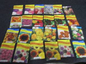 lot 157 image: 24 pks Assorted Ferry Morse & Ameri...