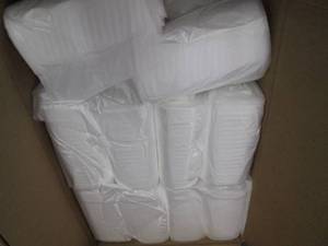 lot 214 image: Case of 500 24x30 Clear Trash Liner...
