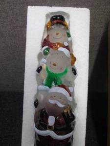 lot 253 image: 2 Glittering Water Christmas Decora...