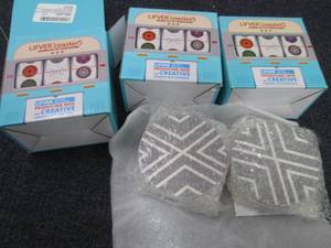 lot 259 image: 3- 6pks Coaster Sets...