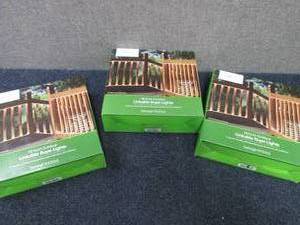 lot 264 image: 3 Mainstays 18 ft Outdoor Linkable ...