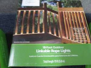 lot 265 image: 3 Mainstays 18 ft Outdoor Linkable ...