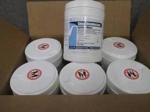 lot 333 image: Case of 6- 100 ct Canisters Sklar D...