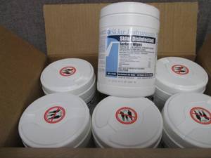 lot 336 image: Case of 6- 100 ct Canisters Sklar D...