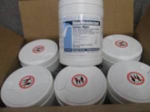 lot 337 image: Case of 6- 100 ct Canisters Sklar D...