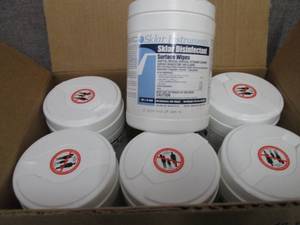 lot 339 image: Case of 6- 100 ct Canisters Sklar D...