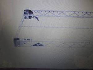 lot 391 image: 2 pk Metro Wire Shelf 24x60, Chro...