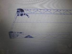 lot 399 image: 2 pk Metro Wire Shelf 24x60, Chro...