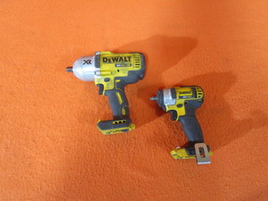 DeWalt 20v 12 Impact & 20v Driver (need repair)