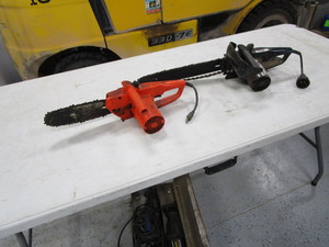 (2) Electric Chainsaws