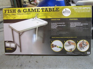 (New) Fish & Game Cleaning Table