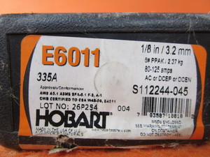 (New) Box of 6011 Welding Rod
