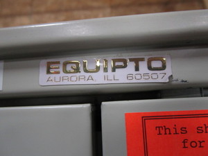 Equipto Metal Shop Cabinet 18x36x78