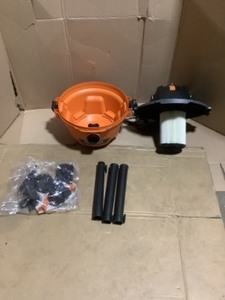 RIDGID 6 Gal. 3.5-Peak HP NXT WetDry Shop Vacuum with Filter, Hose and Accessories. See Pictures