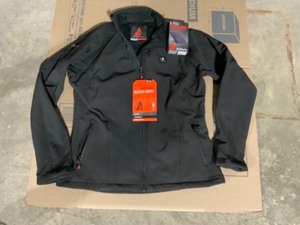 ActionHeat Womens Large Black Softshell 5-Volt Heated Jacket. See Pictures