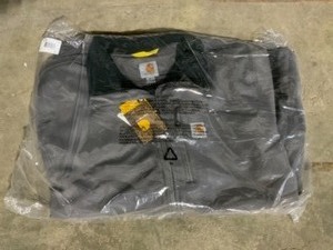 Carhartt MenS Extra Large Tall Charcoal NylonSpandexPolyester Crowley Jacket. See Pictures