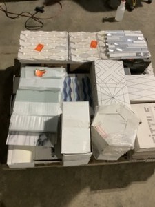 Pallet of Assorted Wall & Floor Tiles. Various KindsStyles. See Pictures