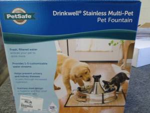 drinkwell stainless multi pet fount...