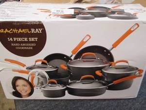 rachel ray 14-pc set hard-anodized ...