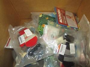 box of baby items ...