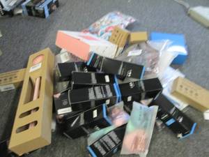 lot of beauty products ...