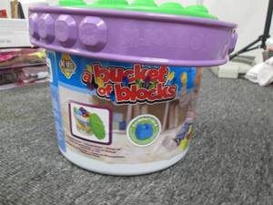 bucket of blocks ...