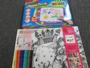 lot of magna doodle and funny mat ...