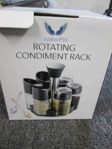 rotating condiment rack ...