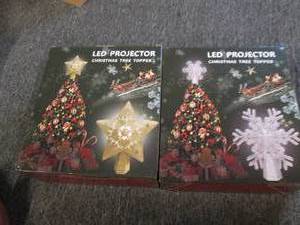 2 LED projector christmas tree topp...
