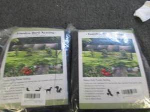 2 packages of garden bird netting 7...
