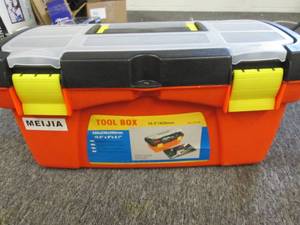 orange tool box 16.5 inch x 9 inch ...