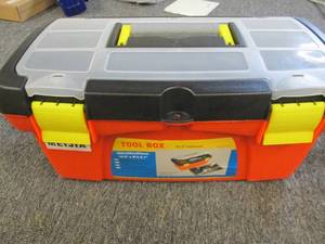 orange tool box 16.5 inch x 9 inch ...