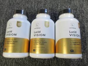 3 bottles of lucid vision ...
