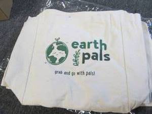 6 reusable canvas bags ...