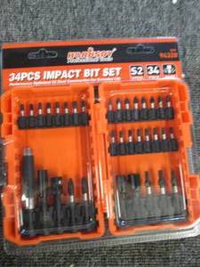 34pc impact bit set ...